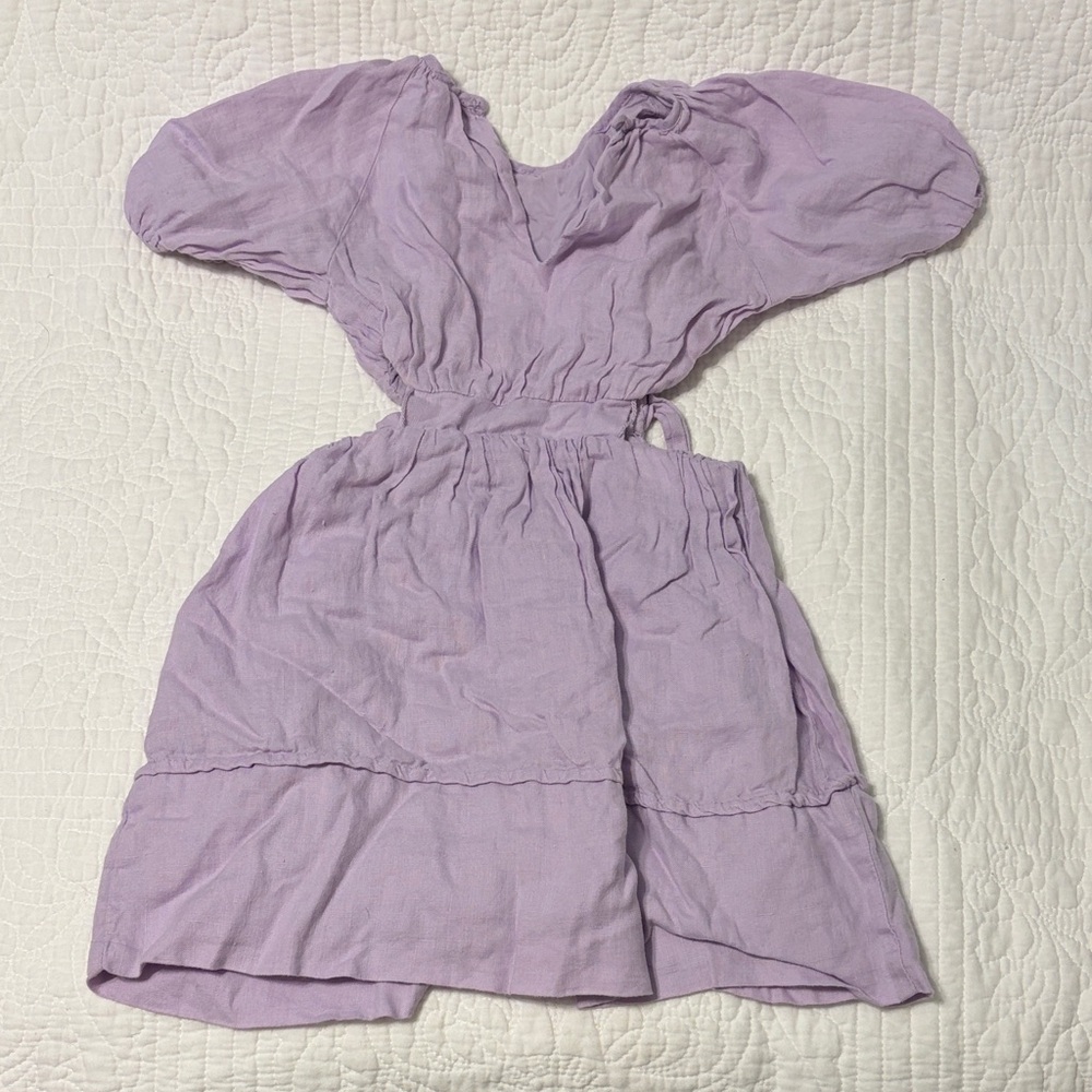 Zara Lilac Kids Casual Dress